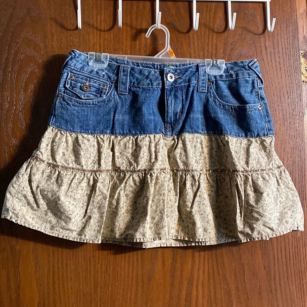 Western Denim SO BOHO Skirt